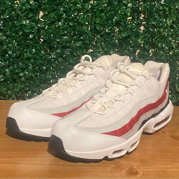 Nike Other - Nike Air Max 95 Essential White Varsity Red